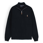 RL OXFORD HERITAGE MOCK KNIT MEN BLACK