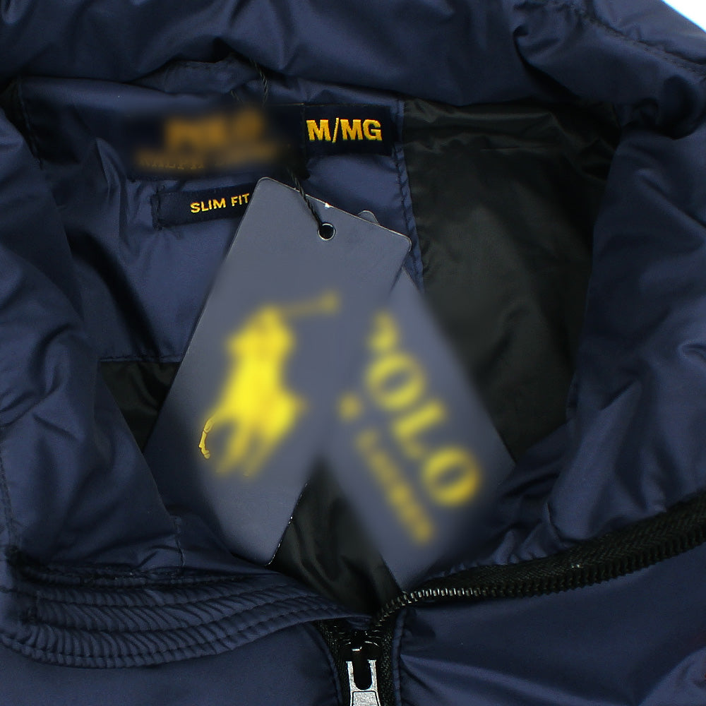 RL MEN EXCLUSIVE VEST PUFFER DARK BLUE