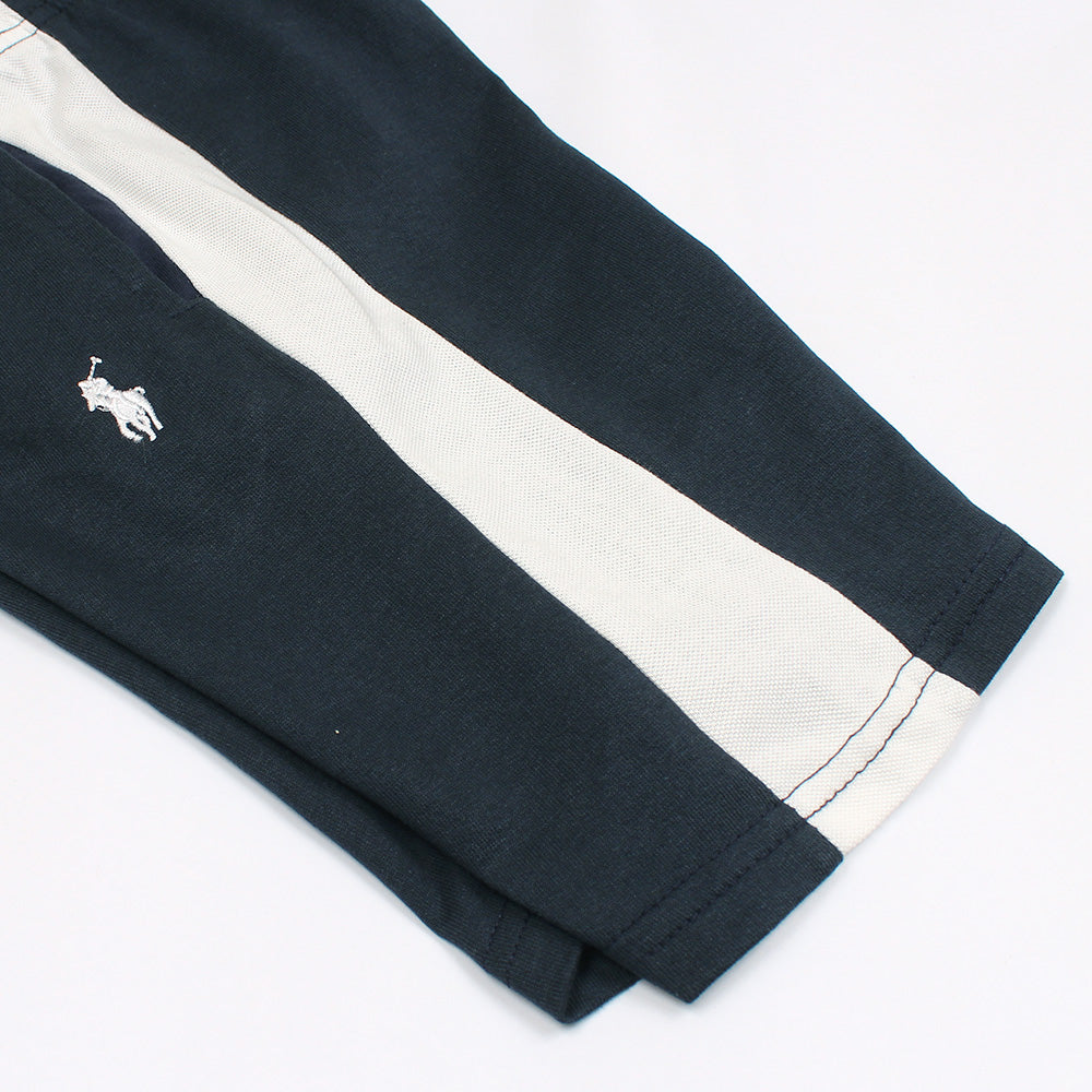 KIDS RL NEAVY WHITE PANEL JERSEY SHORT