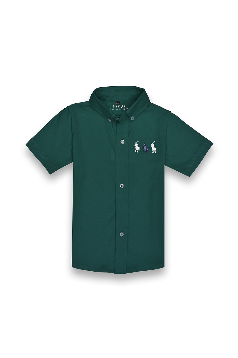 RL KIDS PREMIUM CASUAL SHIRT BOTTLE GREEN