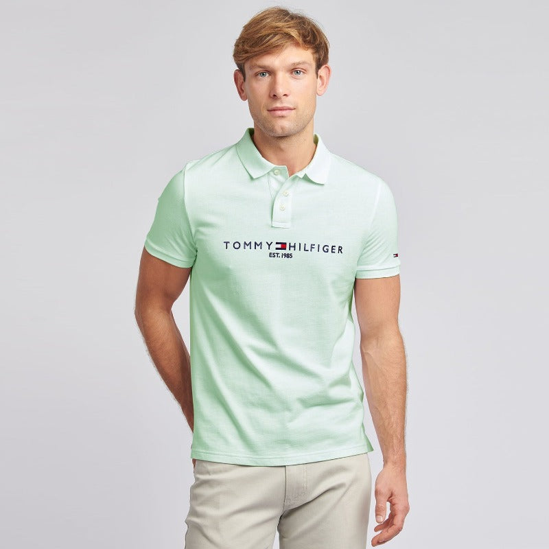 PREMIUM T-H MEN POLO SHIRT SEA-GREEN