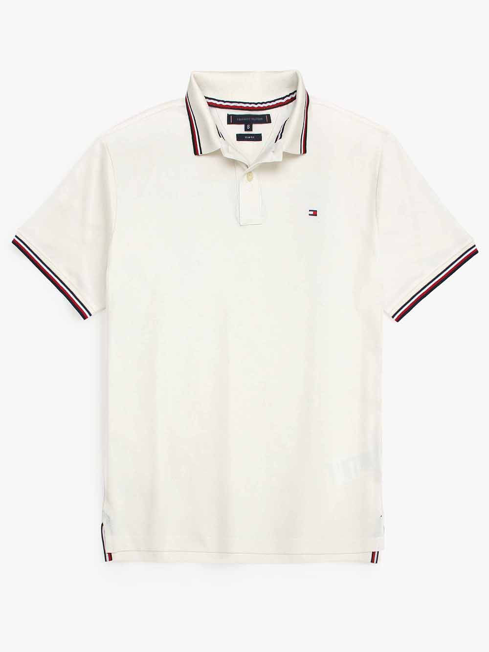 T-H PREMIUM TIPPING MEN POLO OFF WHITE