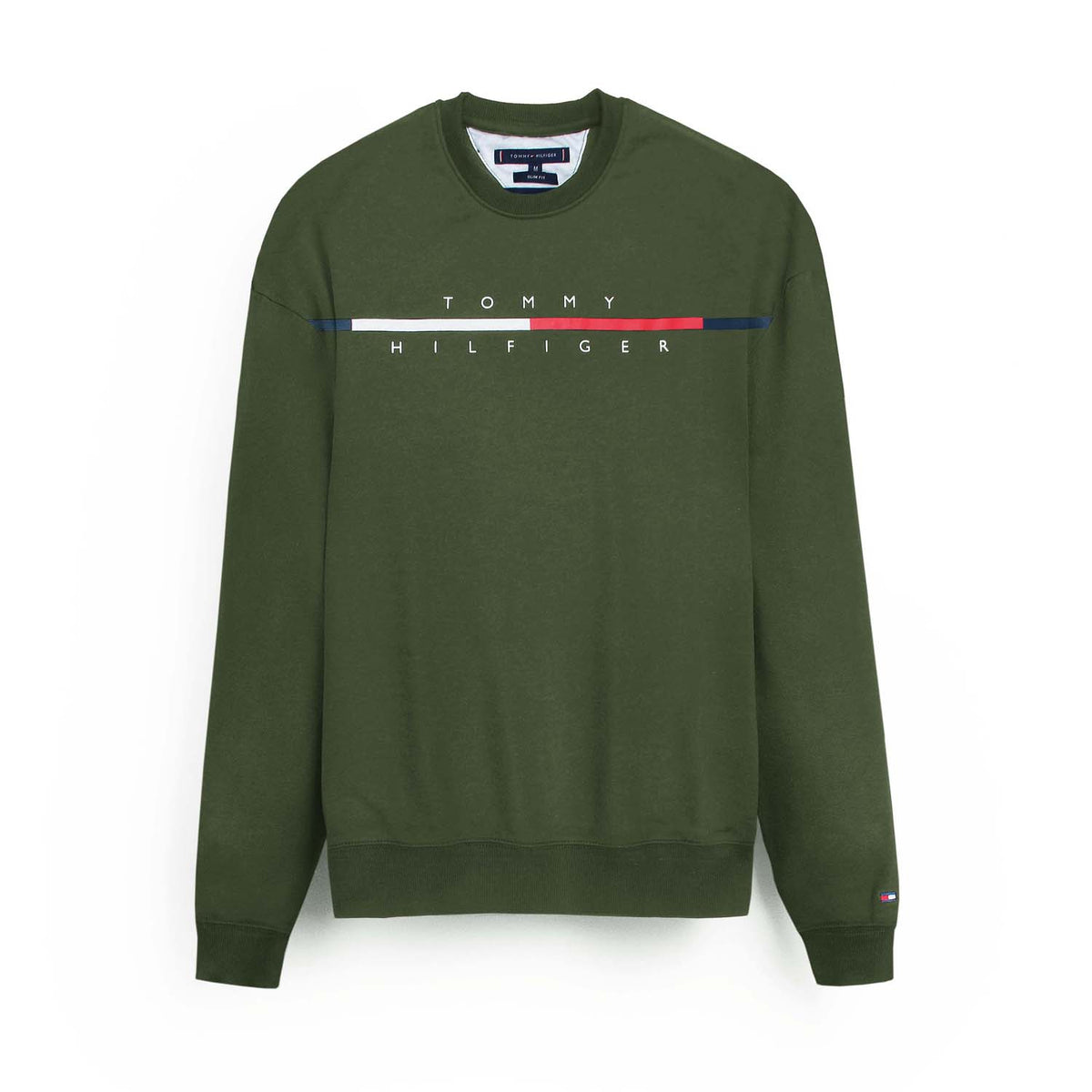 T-H PREMIUM PRINT SWEAT-SHIRT MEN GREEN