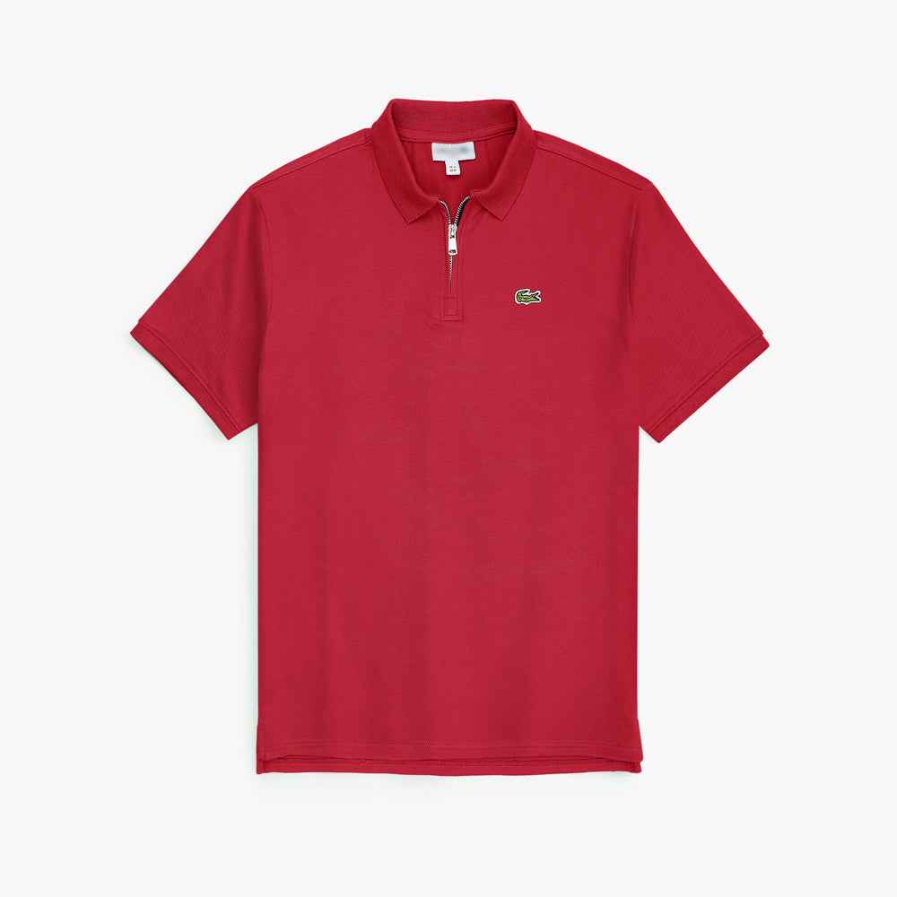 LCSTE PREMIUM MEN ZIPPER POLO RED