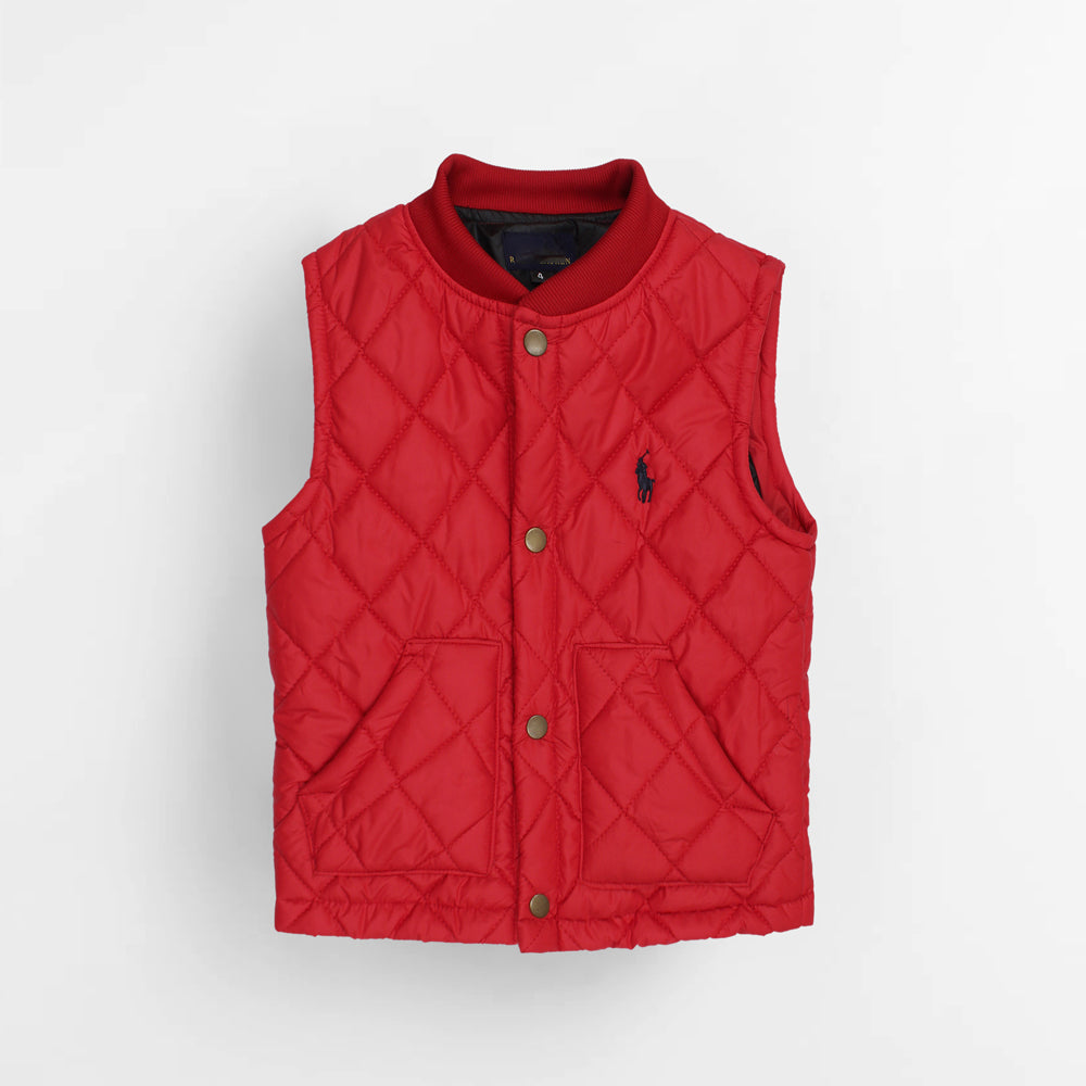 RLPH LURN PREMIUM KIDS PUFFERS RED