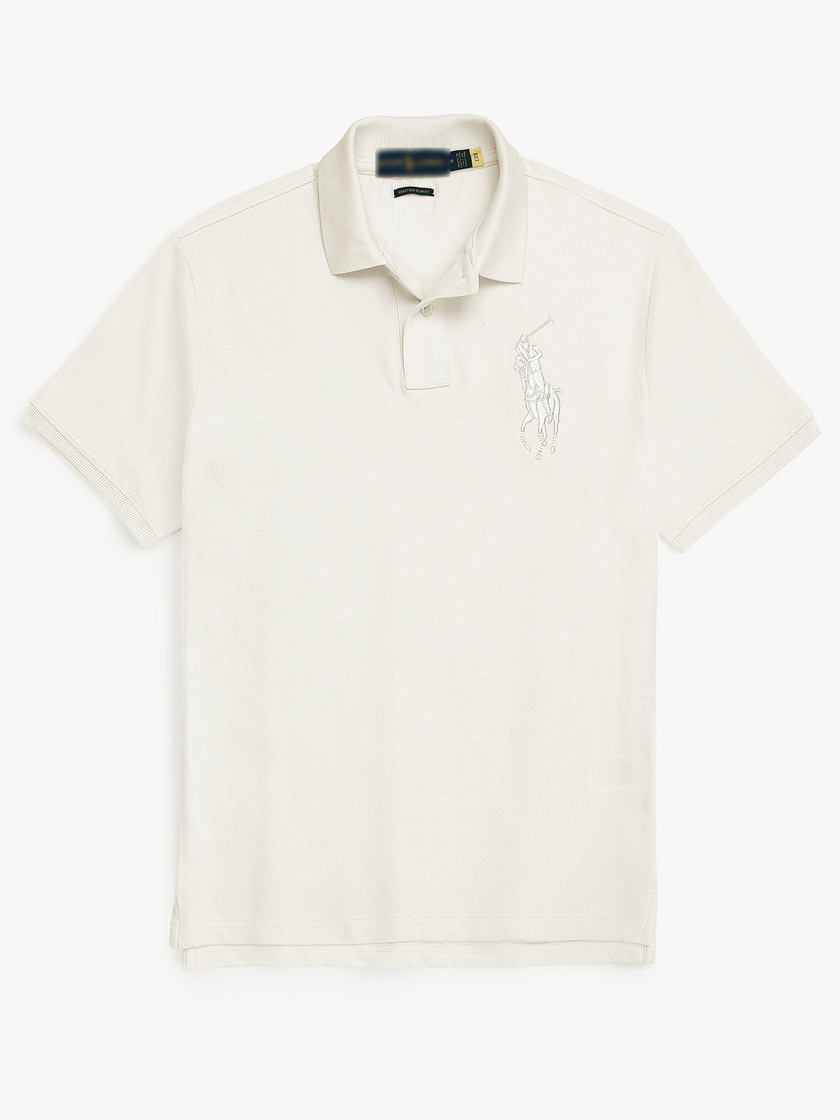 RLPH LURN PREMIUM SNGLE BIG PNY POLO MEN OFF-WHITE