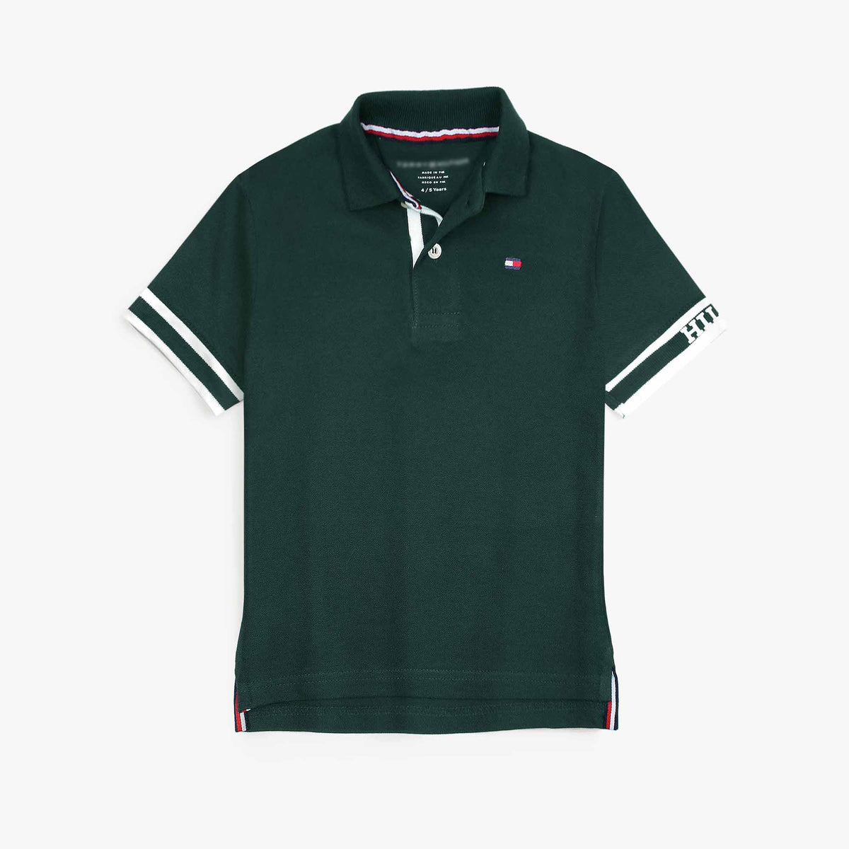 T-H HLFGER PREMIUM KIDS POLO GREEN