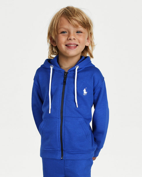 RLPH LURN PREMIUM KIDS HOODIES ROYAL BLUE