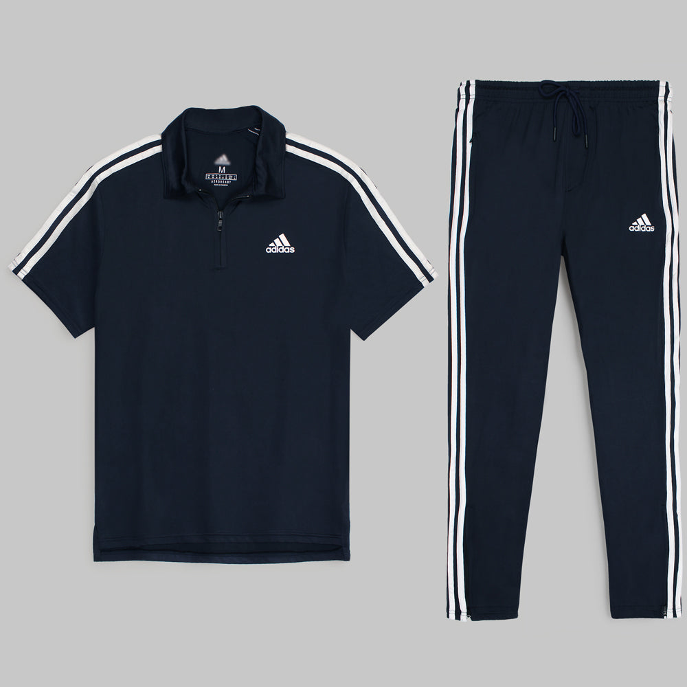 ADS PREMIUM MEN ZIP-UP POLO TRACKSUIT NEAVY