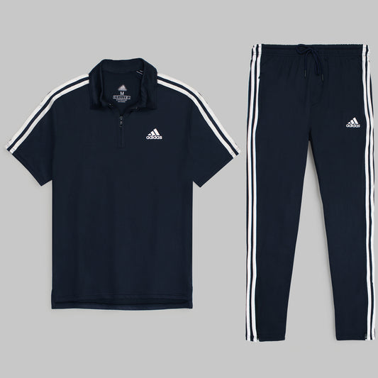 ADS PREMIUM MEN ZIP-UP POLO TRACKSUIT NEAVY 1000