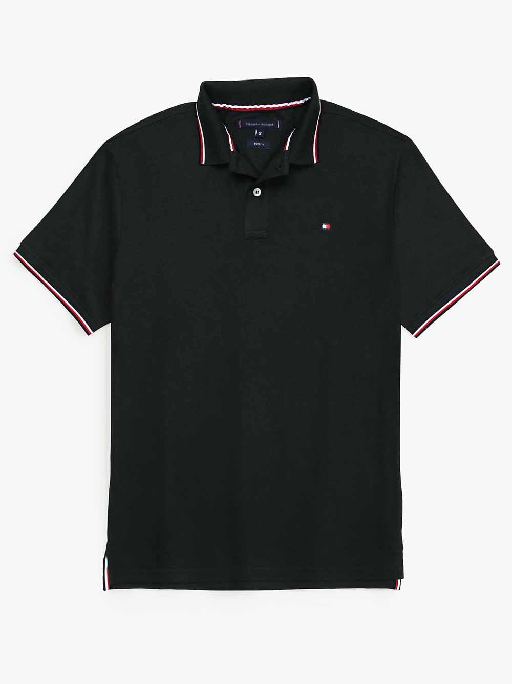 T-H PREMIUM TIPPING MEN POLO BLACK