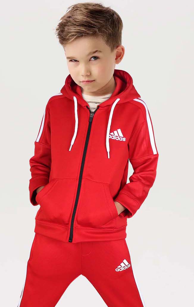 ADS PREMIUM FLEECE ZIPPER KIDS RED