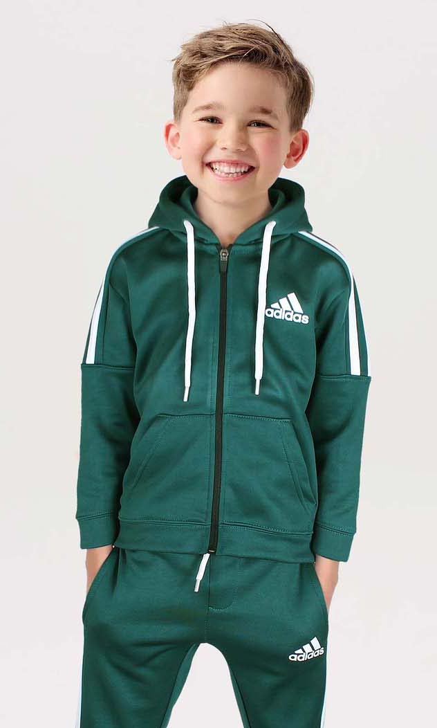 ADS PREMIUM FLEECE ZIPPER KIDS GREEN