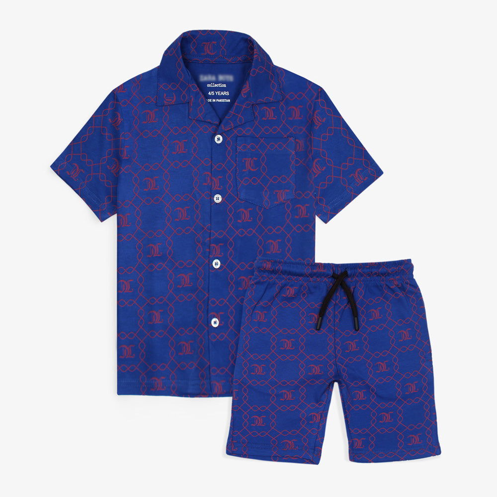 ZRA PREMIUM KIDS CASUAL TWIN SET R/B DL