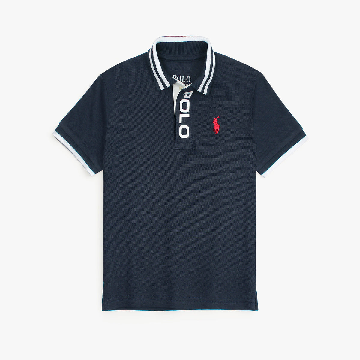 RLPH LURN PREMIUM POLO PLACKET KIDS NEAVY