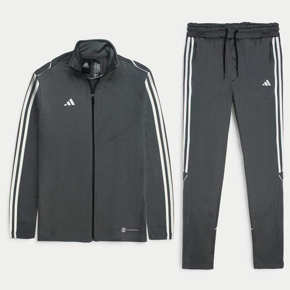 ADS PREMIUM PIPING-FLEECE TRACKSUIT MEN GREY