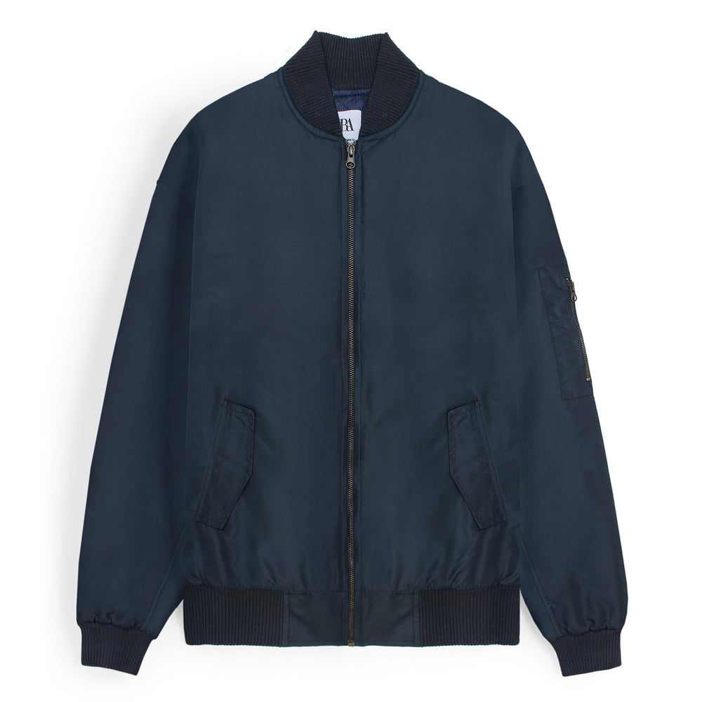 ZRA PREMIUM BOMBER JACKET BLUE-CYAN