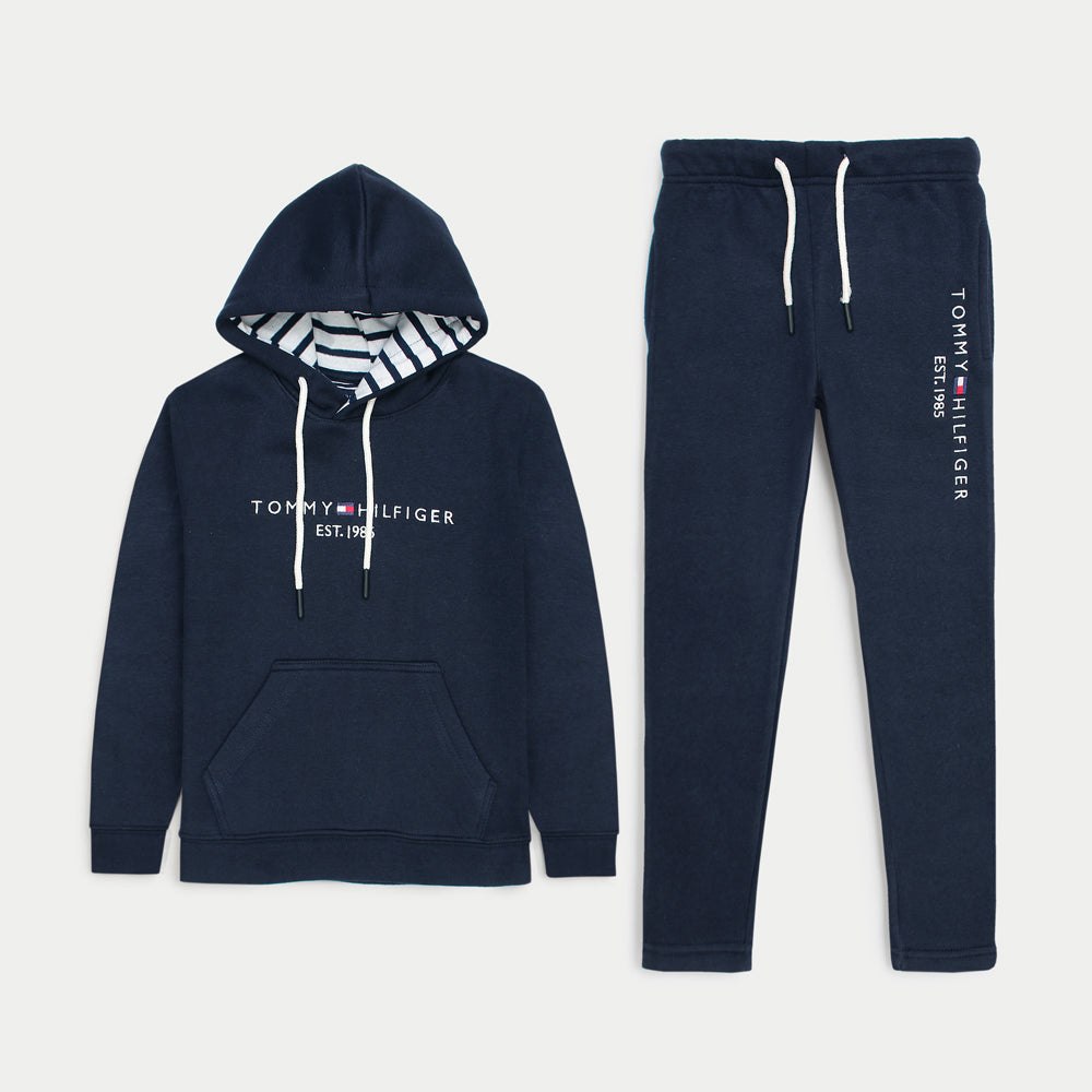 T-H PREMIUM FLEECE KIDS TRACKSUIT NEAVY