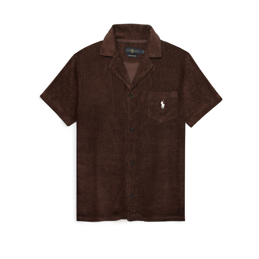 R-L MEN PREMIUM BRUSTTASCHE POLO BROWN
