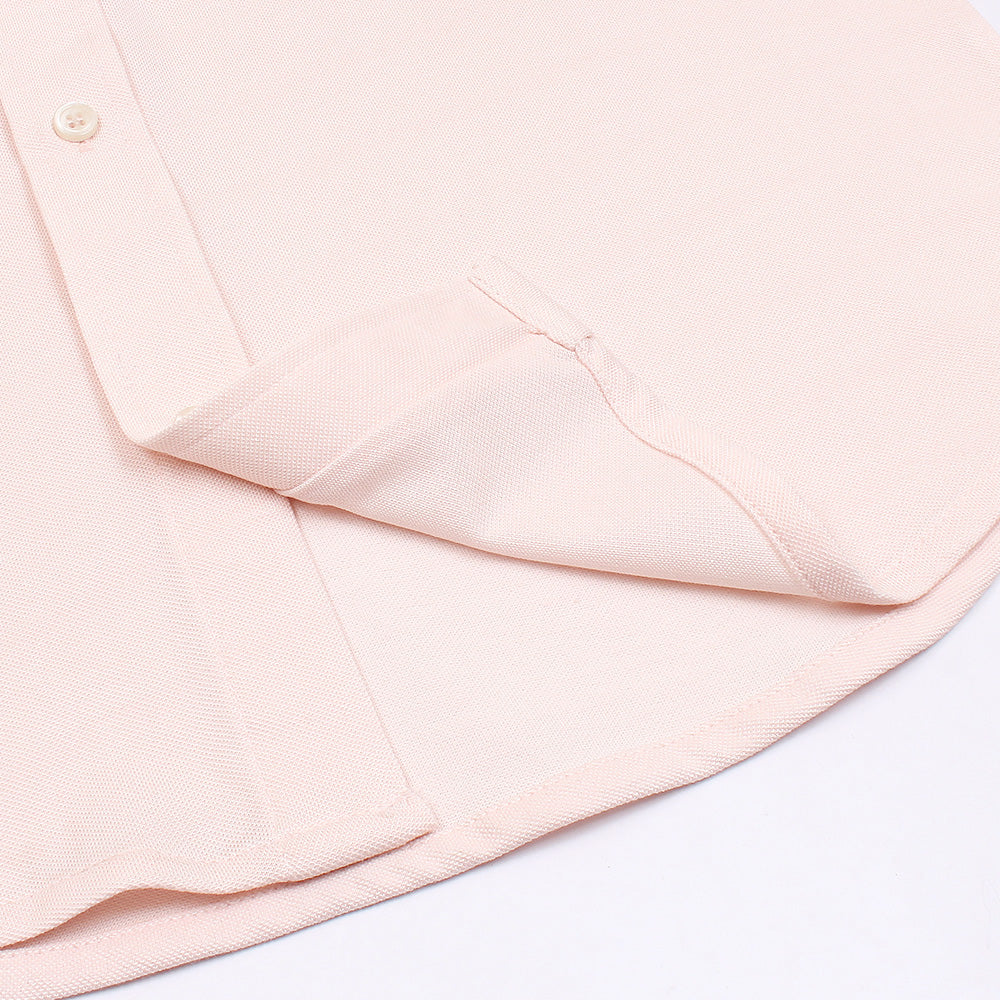 R-L MENS PREMIUM OXFORD BUTTON HALF SLEEVE PINK