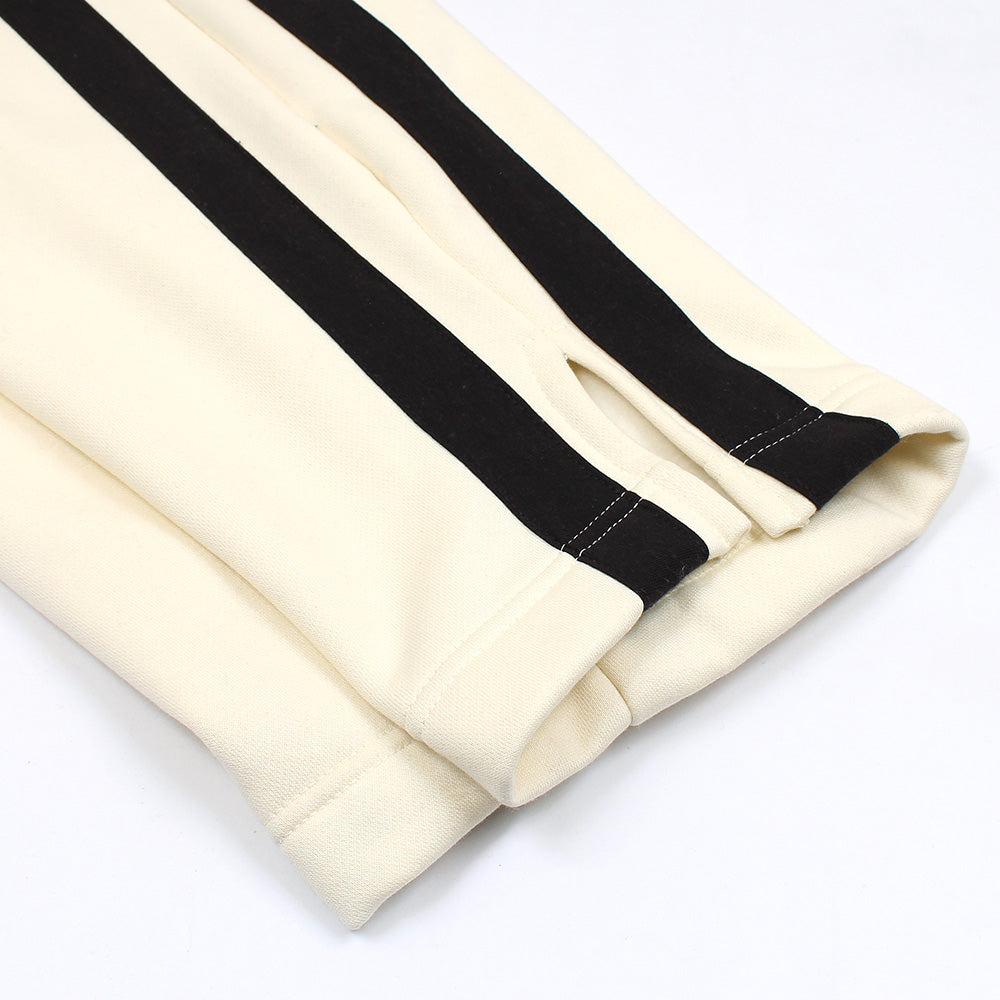 RALP LURN VINTAGE SOFT COTTON TWO TAP TRACKSUIT CREAM