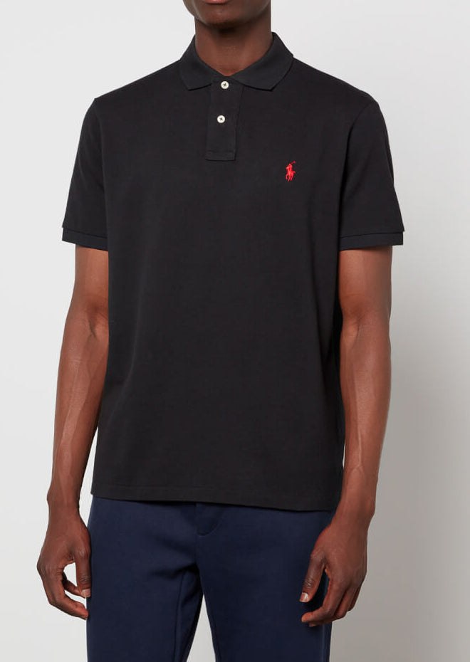 RLPH LURN CLASSY PONY POLO MEN BLACK