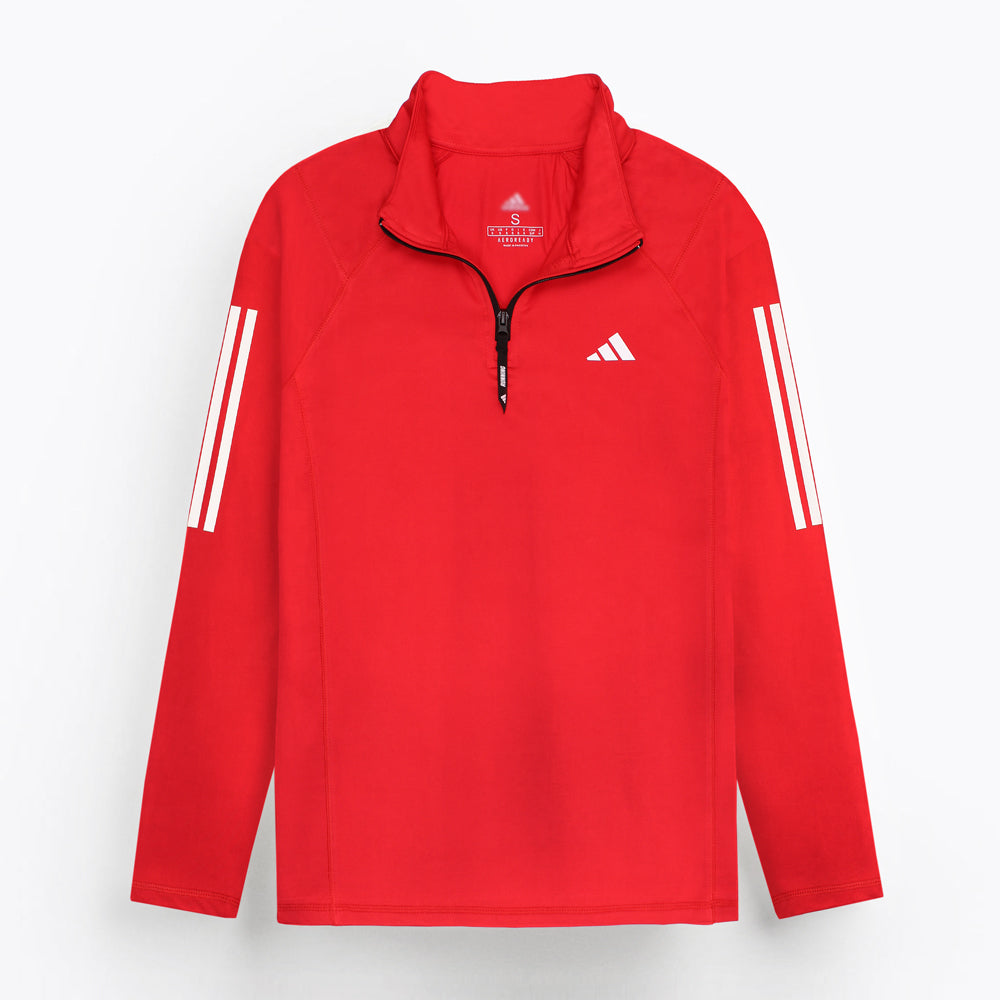 ADS PREMIUM DRYCORE STRIPE MOCK MEN RED
