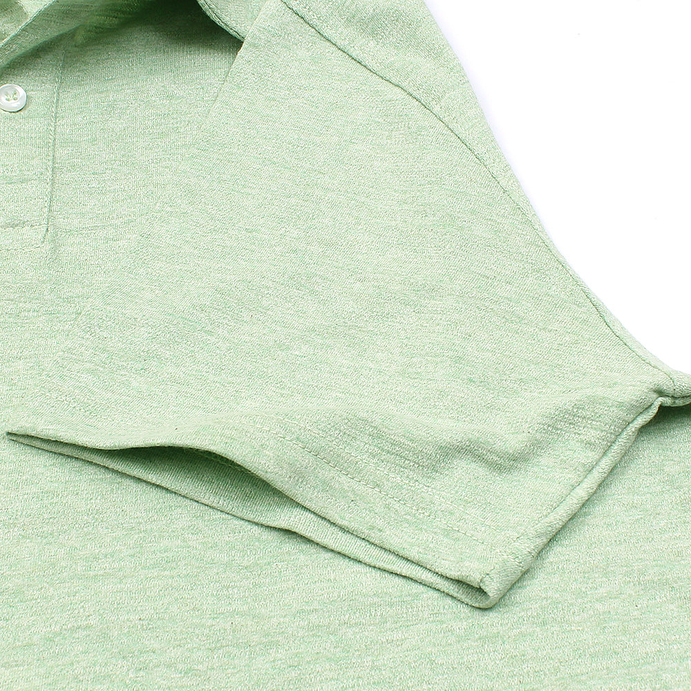 R-L PREMIUM FRANCISCO STRIPPER POLO LIGHT GREEN