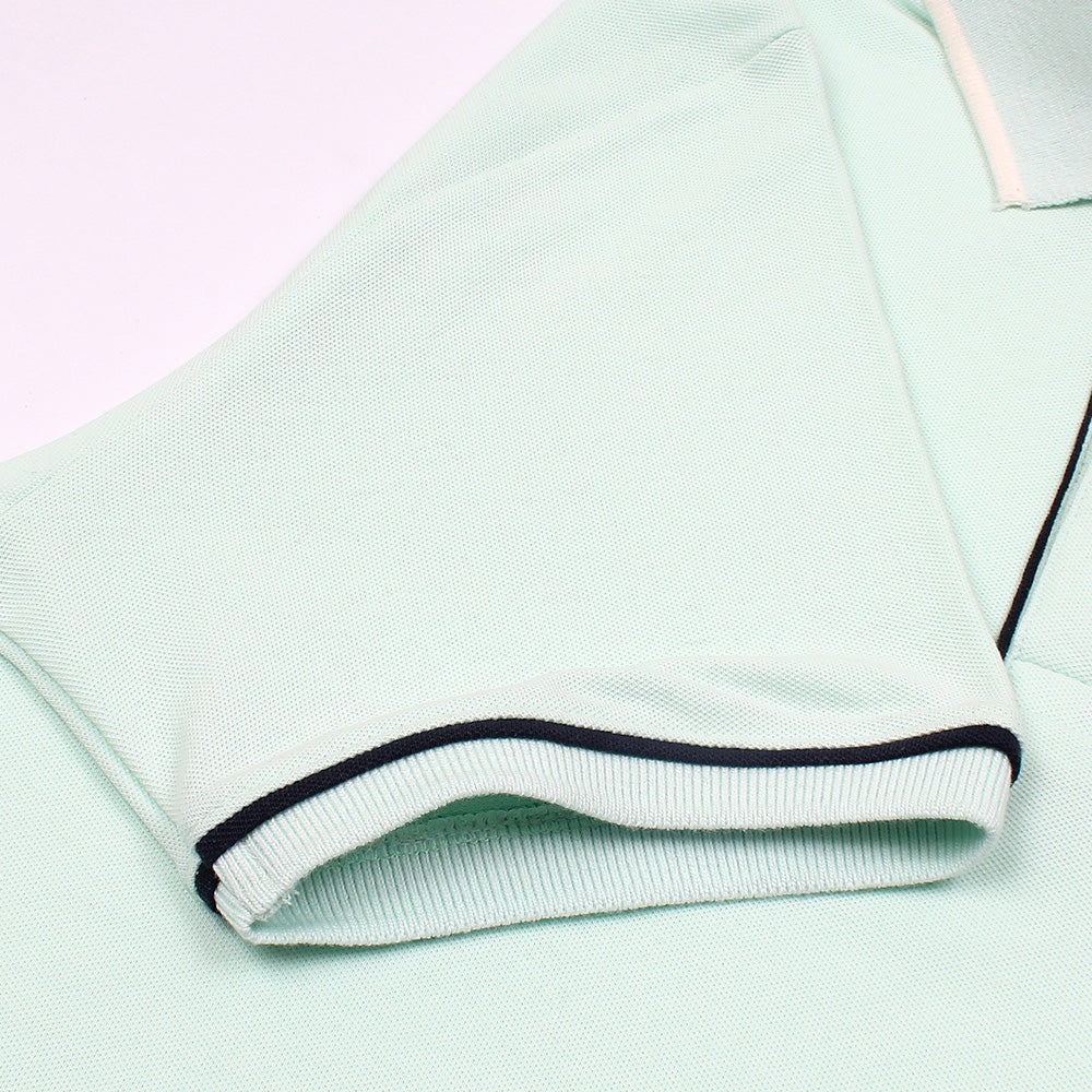 LCSTE MEN PREMIUM PARIS STRECH POLO SEA GREEN