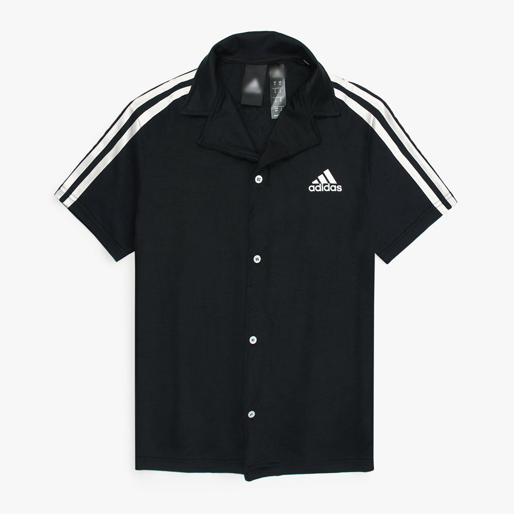 ADS CLASSIC LOGO POLO SHIRT BLACK