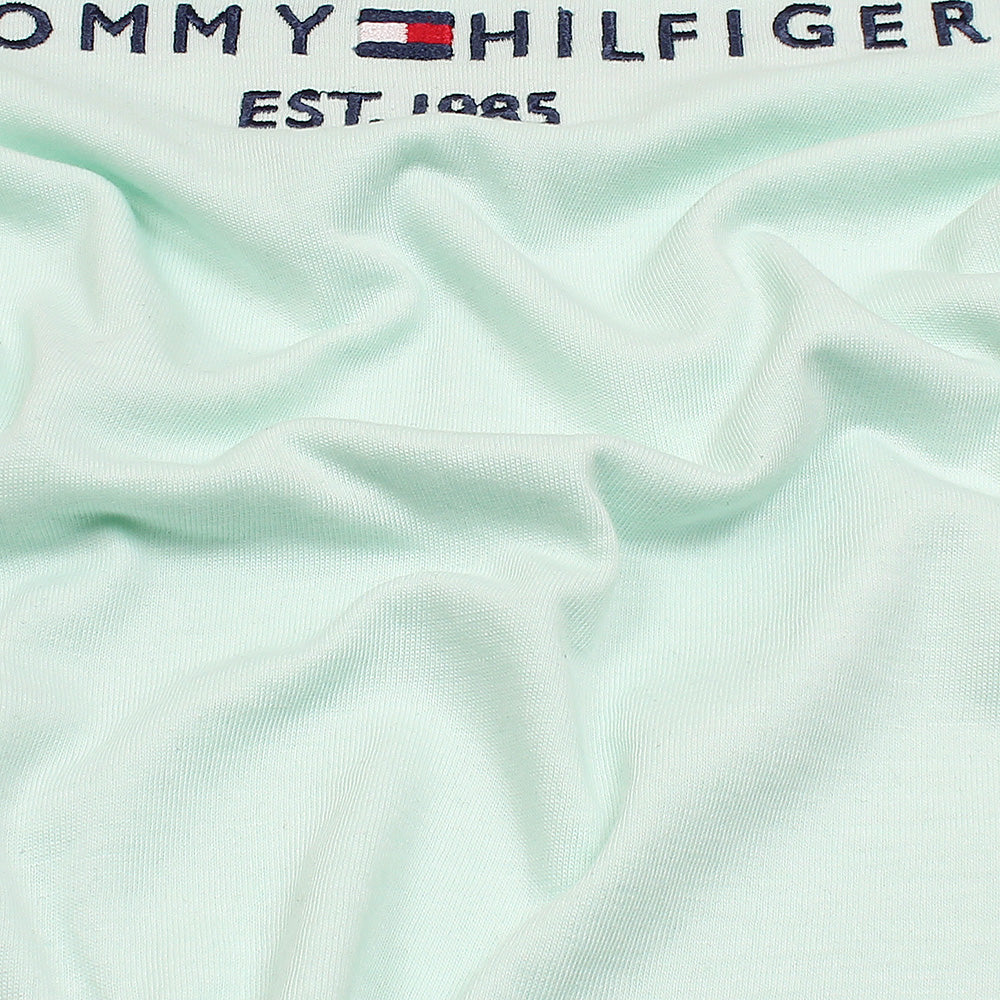 TMMY HILFGR PREMIUM LOGO TWINSET SEA GREEN