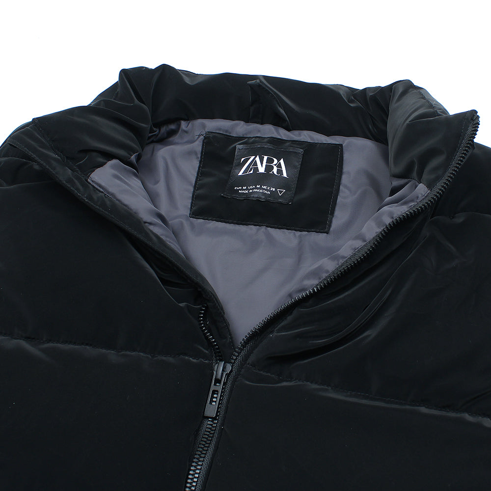 ZRA LUXURY HANDWOVEN GILLET RAW BLACK