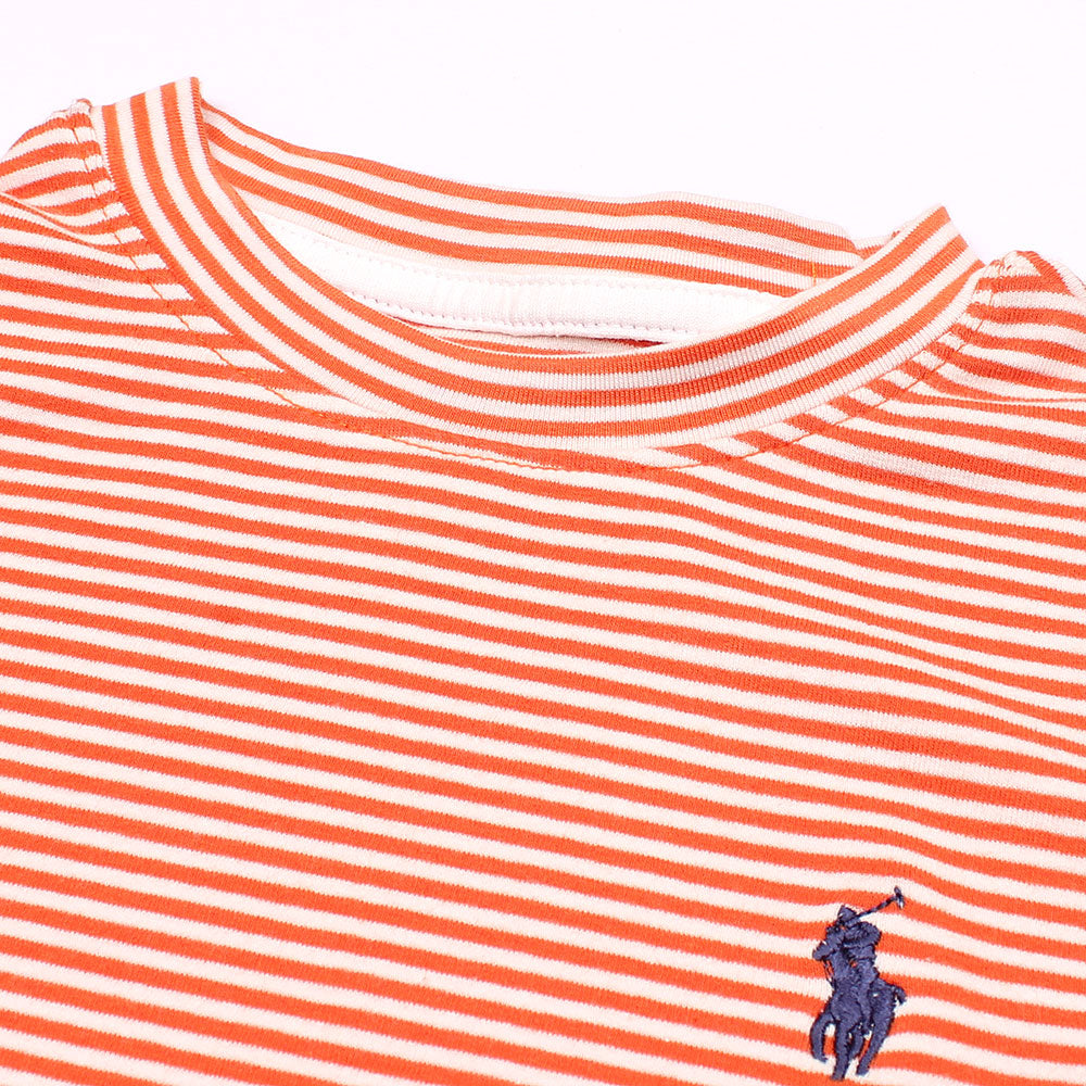 RAPL LURN PREMIUM TEE TWINSET ORANGE LINES