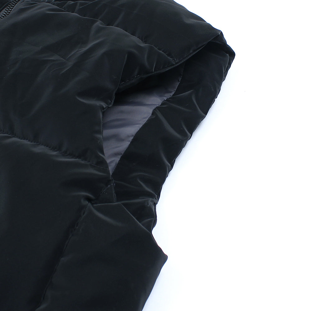 ZRA LUXURY HANDWOVEN GILLET RAW BLACK