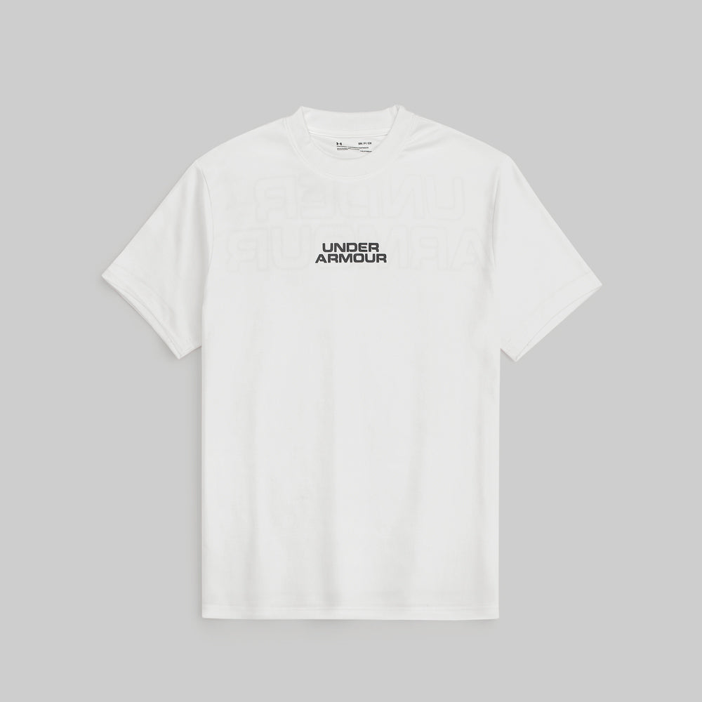 UA PREMIUM OVERSIZED HEATGUARD T SHIRT MEN WHITE