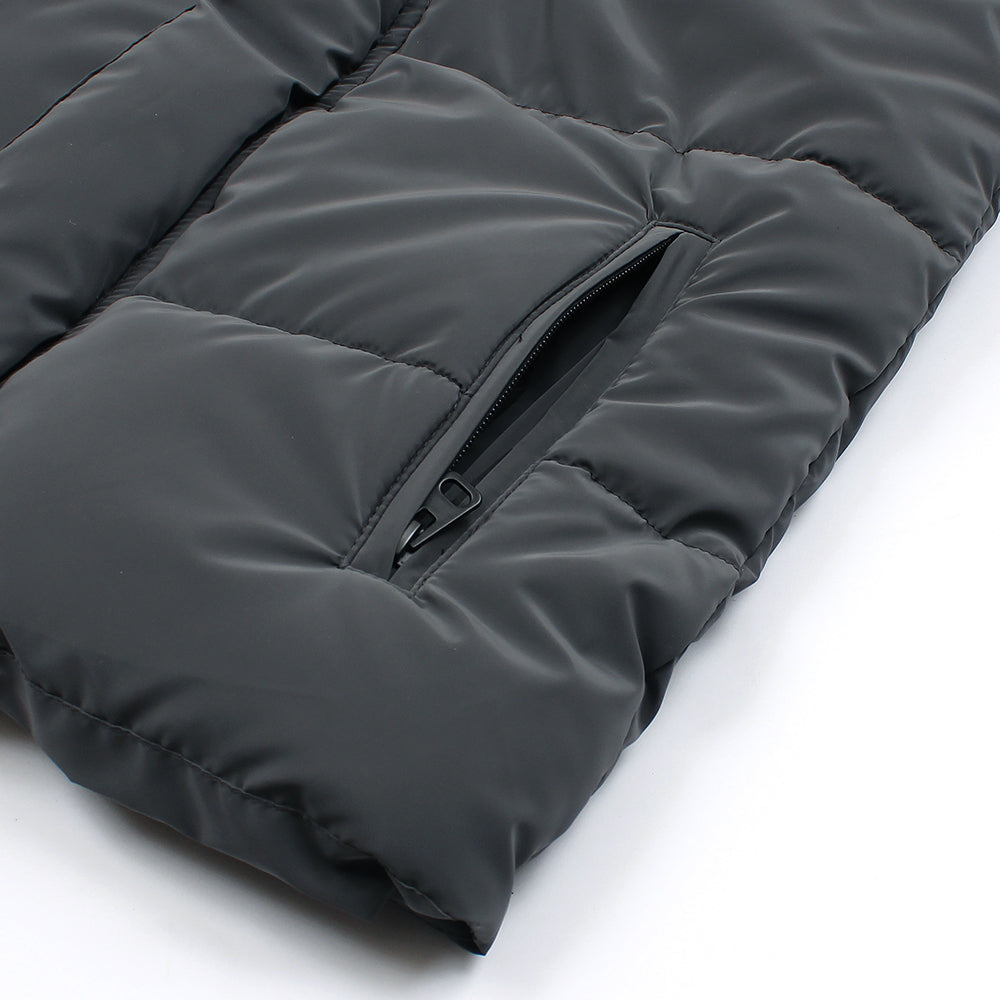 ZRA PREMIUM FAUX SUEDE INSULATION MEN JACKET DUST GREY