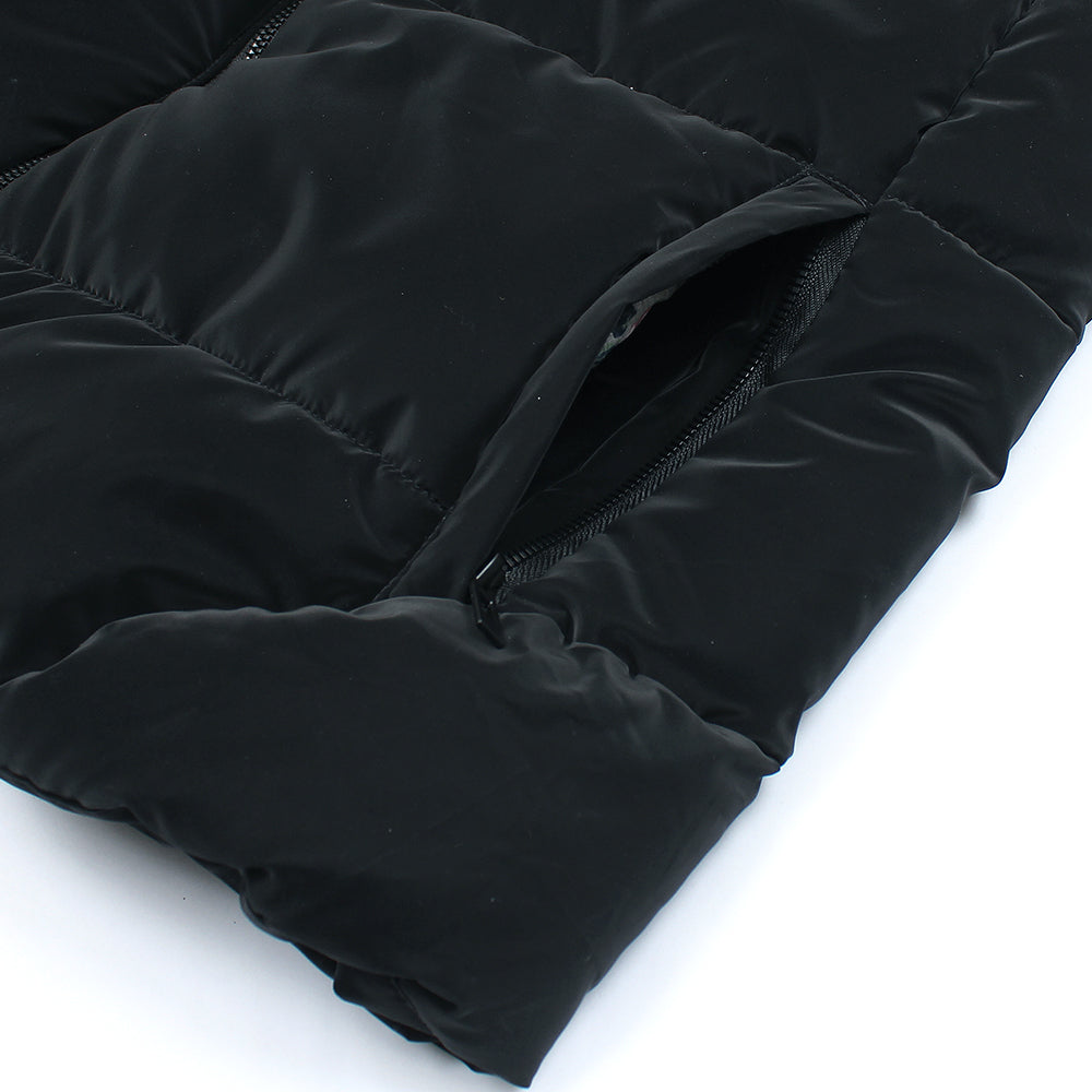 ZRA LUXURY HANDWOVEN GILLET RAW BLACK