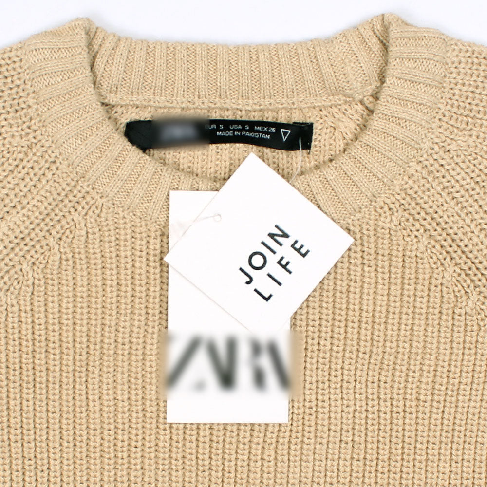 ZRA CHUNKY TEXTURED COTTON MEN CABLE KNIT SKIN