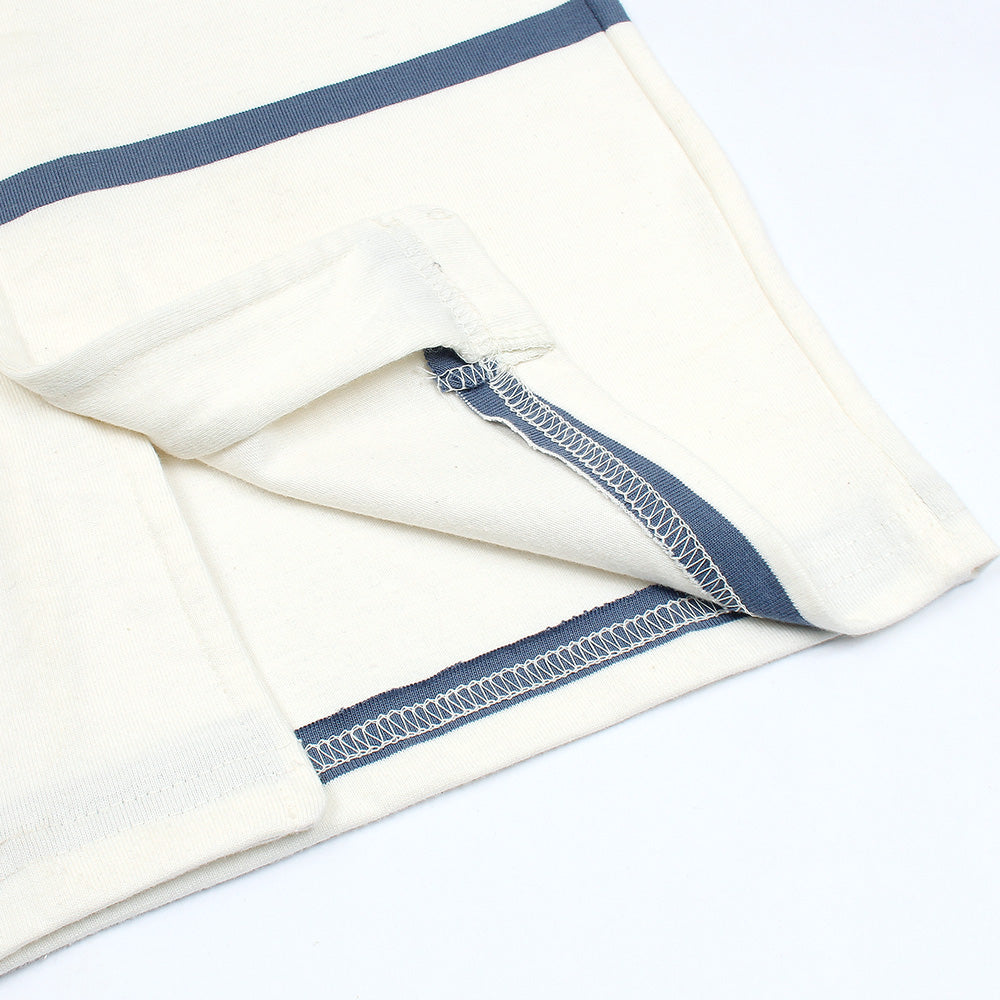 R-L KIDS PREMIUM SHORT/SHIRT WHITE/NEAVY STRIPES