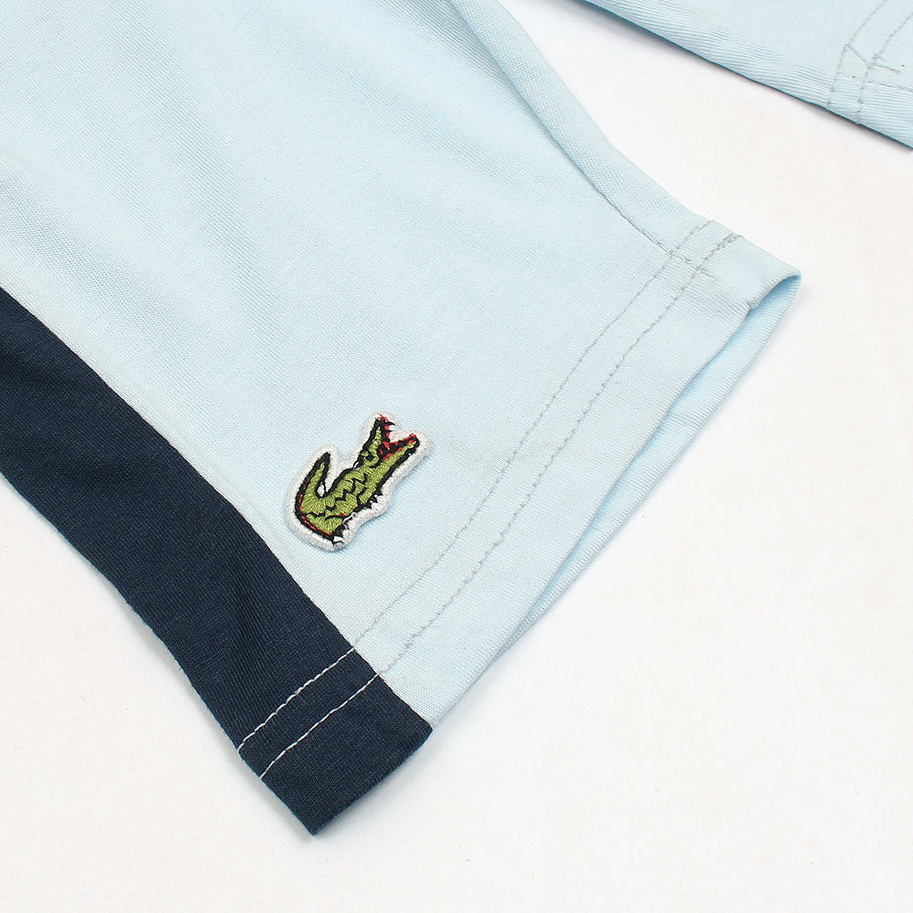 LCSTE PREMIUM COLOR BLOCK TWINSET SKY-NEAVY