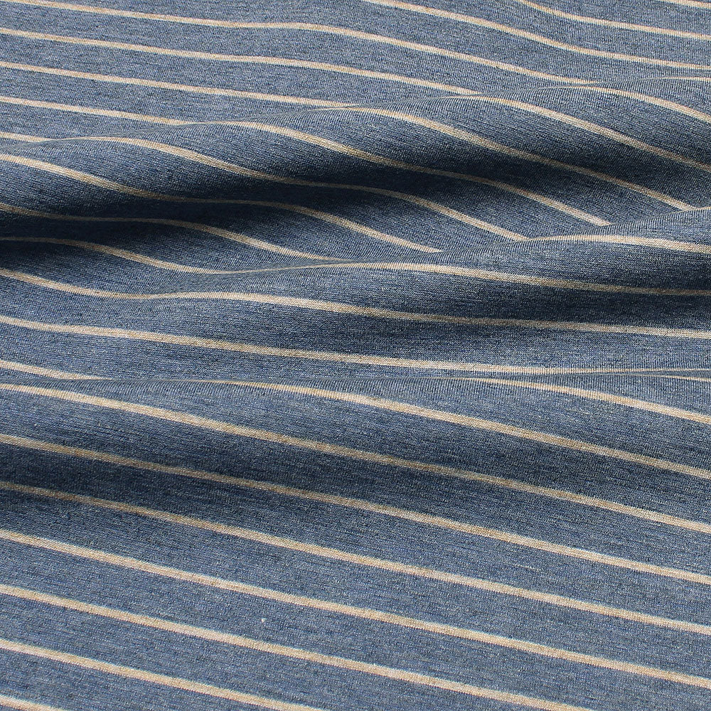 ZRA MEN STRIPED QUATER ZIPPER NEAVY