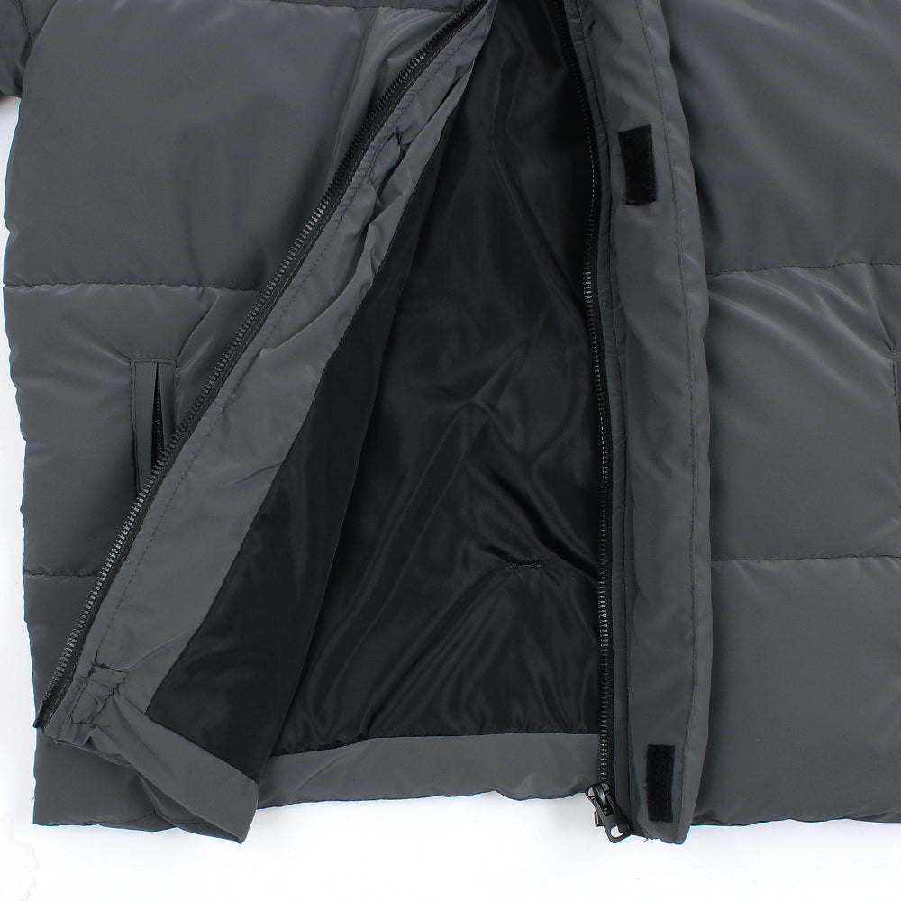 ZRA PREMIUM FAUX SUEDE INSULATION MEN JACKET DUST GREY