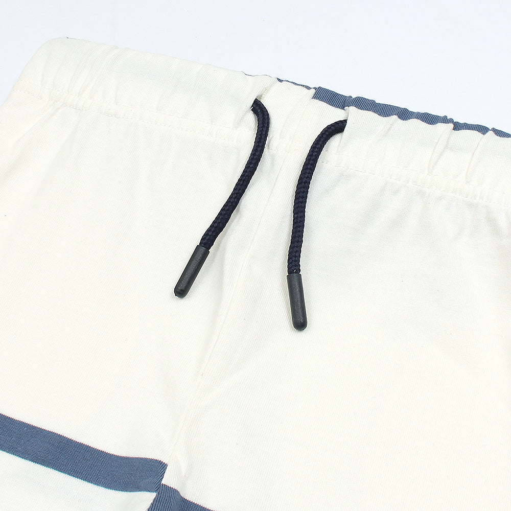 R-L KIDS PREMIUM SHORT/SHIRT WHITE/NEAVY STRIPES