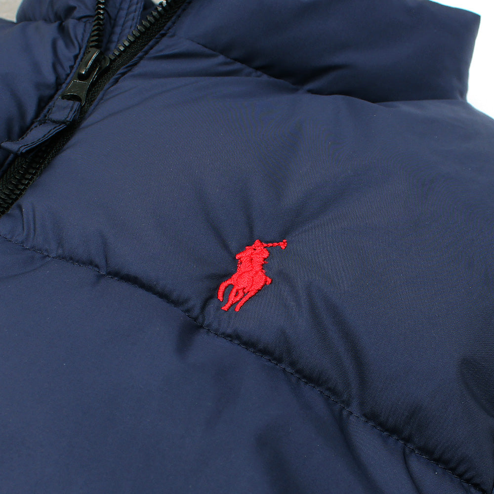 RL MEN EXCLUSIVE VEST PUFFER DARK BLUE