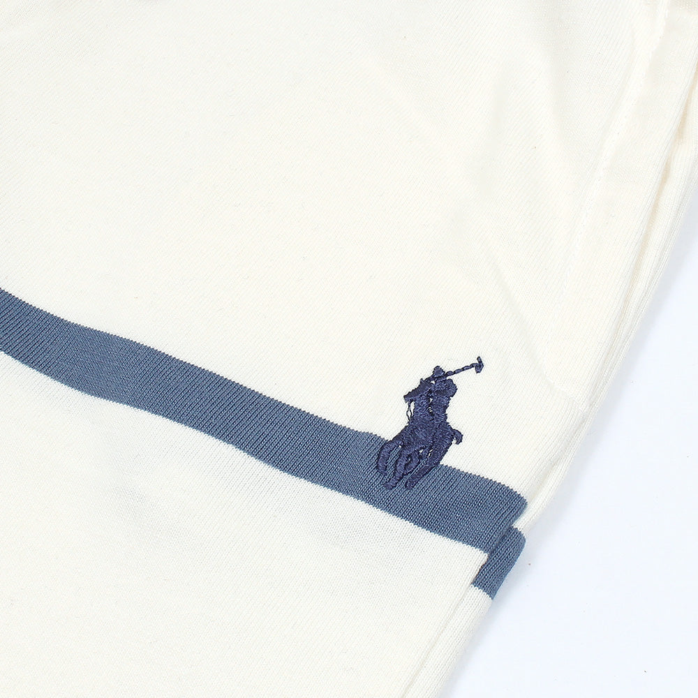 R-L KIDS PREMIUM SHORT/SHIRT WHITE/NEAVY STRIPES