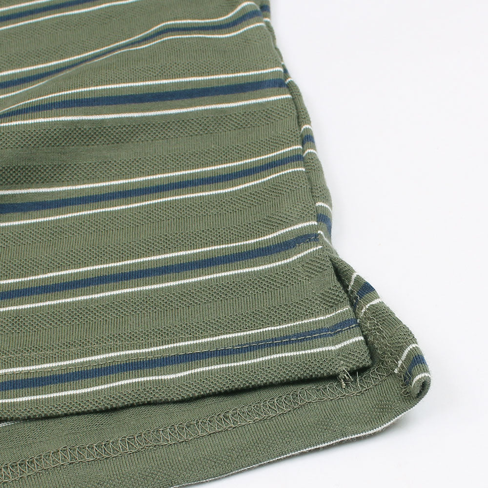 R-L PREMIUM FRANCISCO STRIPPER POLO BLUE OLIVE