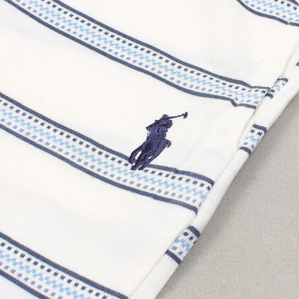 RAPL LURN PREMIUM POLO TWINSET BLUE WHITE