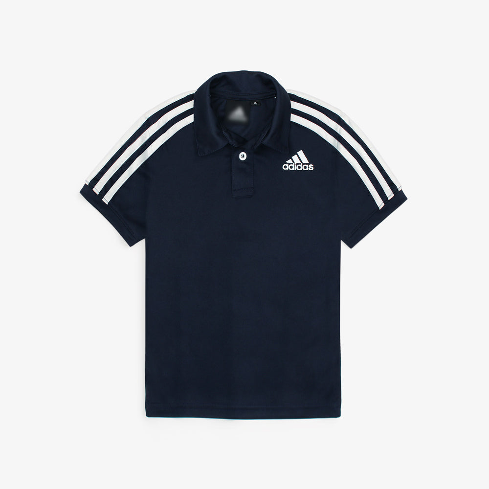 ADS KIDS DRYFIT 3 STRIPE POLO