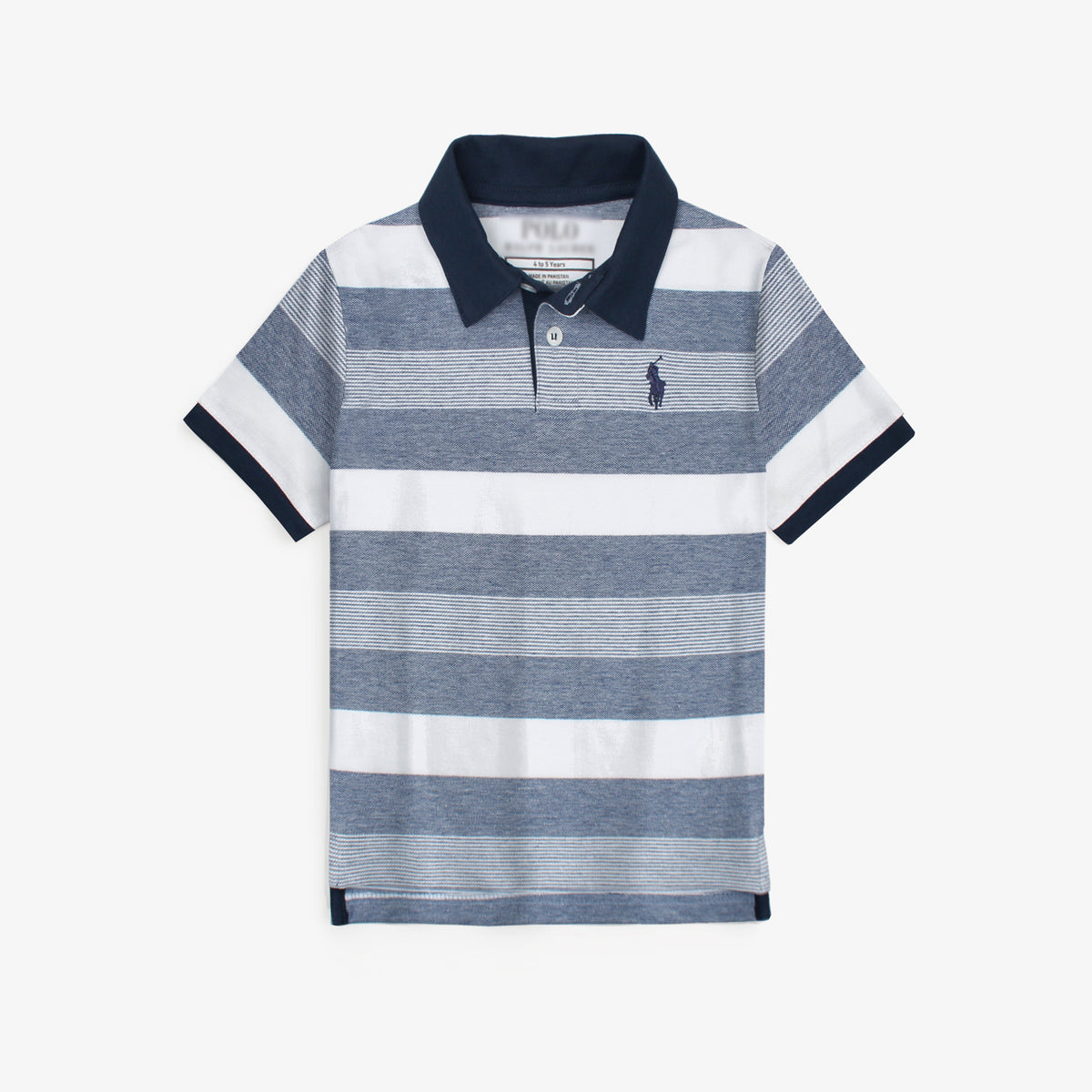 RLPH LURN PREMIUM KIDS STRIPE POLO N/W