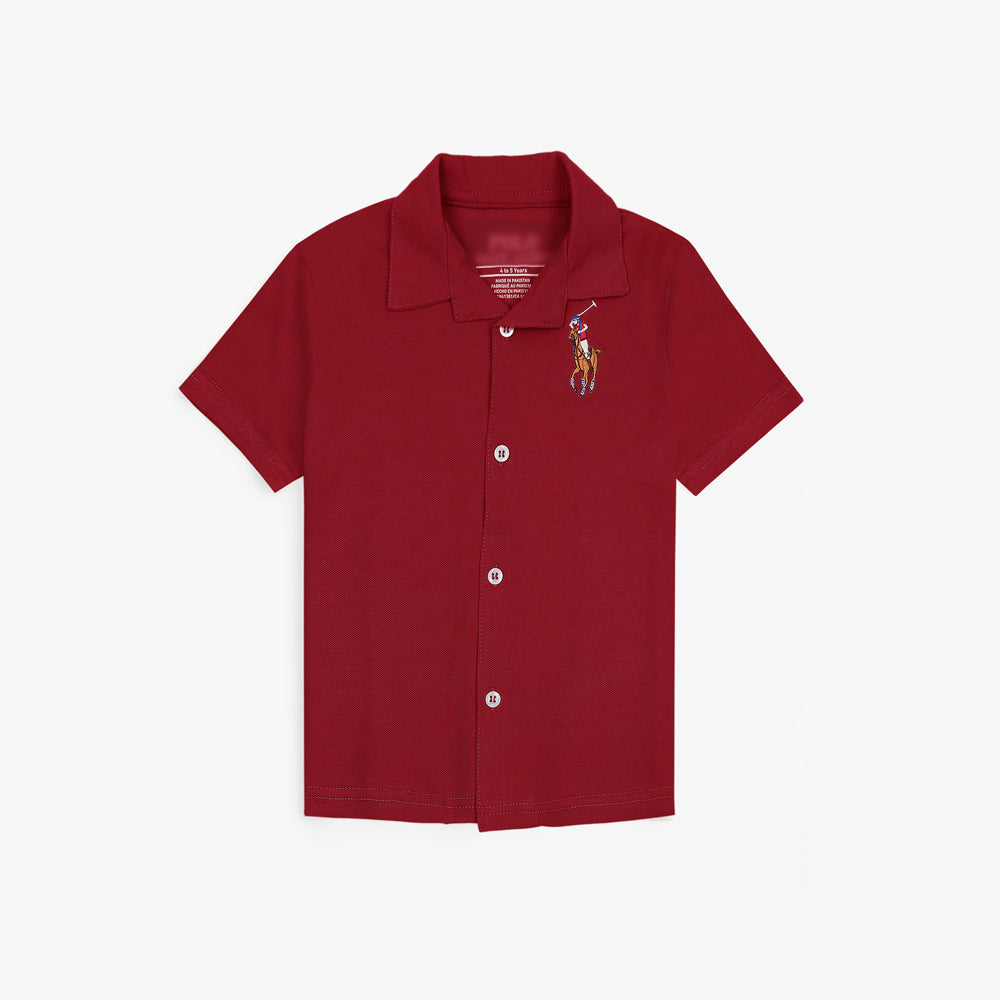 R-L KIDS PREMIUM BIG PNY CASUAL TWINSET RED